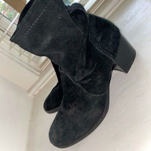 Leather booties